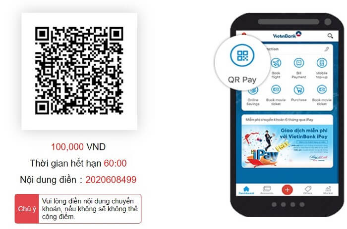 Cách thanh toán bằng hình thức quét mã QR