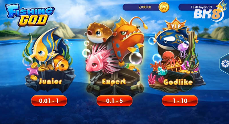 Bắn cá GOD | Chơi bắn cá thần với đẳng cấp của thần