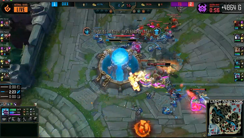 Các giải đấu LOL lớn nhất trong hệ thống Esports