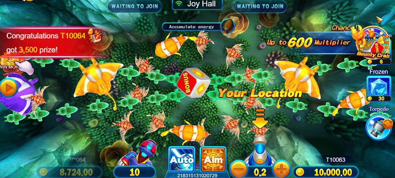 Chơi bắn cá Bombing Fishing, game giải trí kiểu mới