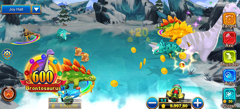 cách chơi bắn cá Dinosaur Tycoon