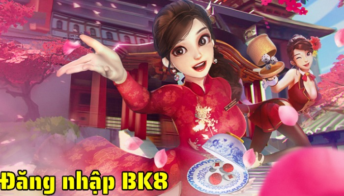 Vào link đăng nhập BK8