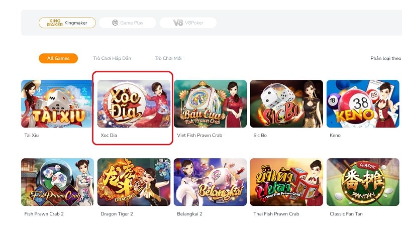 Game xóc đĩa 3D BK8