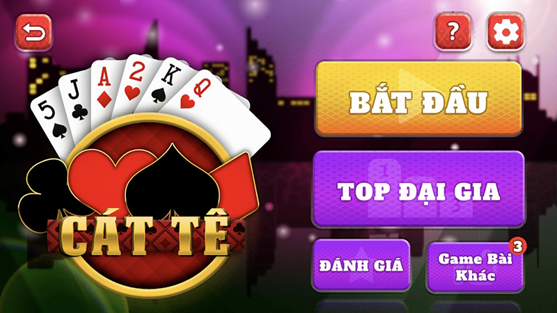 Catte dùng bộ bài tây 52 lá