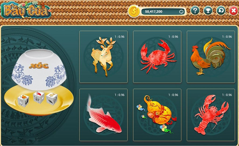 Hướng dẫn chơi game Bầu Cua Tôm Cá Thái trên website BK8