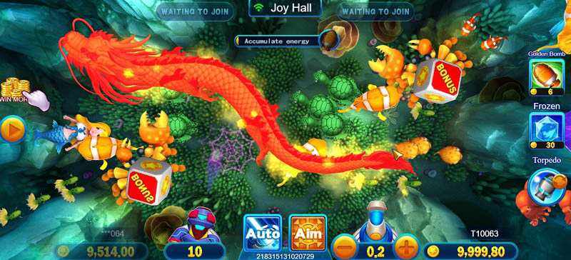 Chơi bắn cá Bombing Fishing, game giải trí kiểu mới