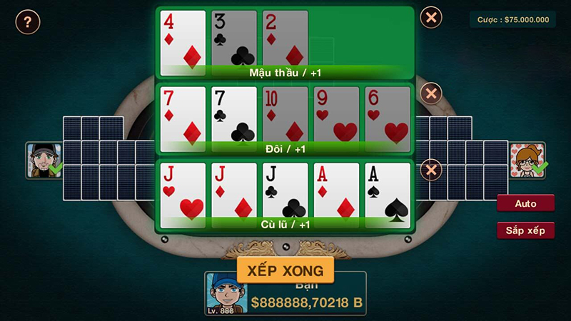 Các dạng bài Mậu Binh đặc biệt