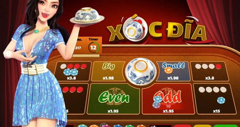 Trò xóc đĩa 3D online